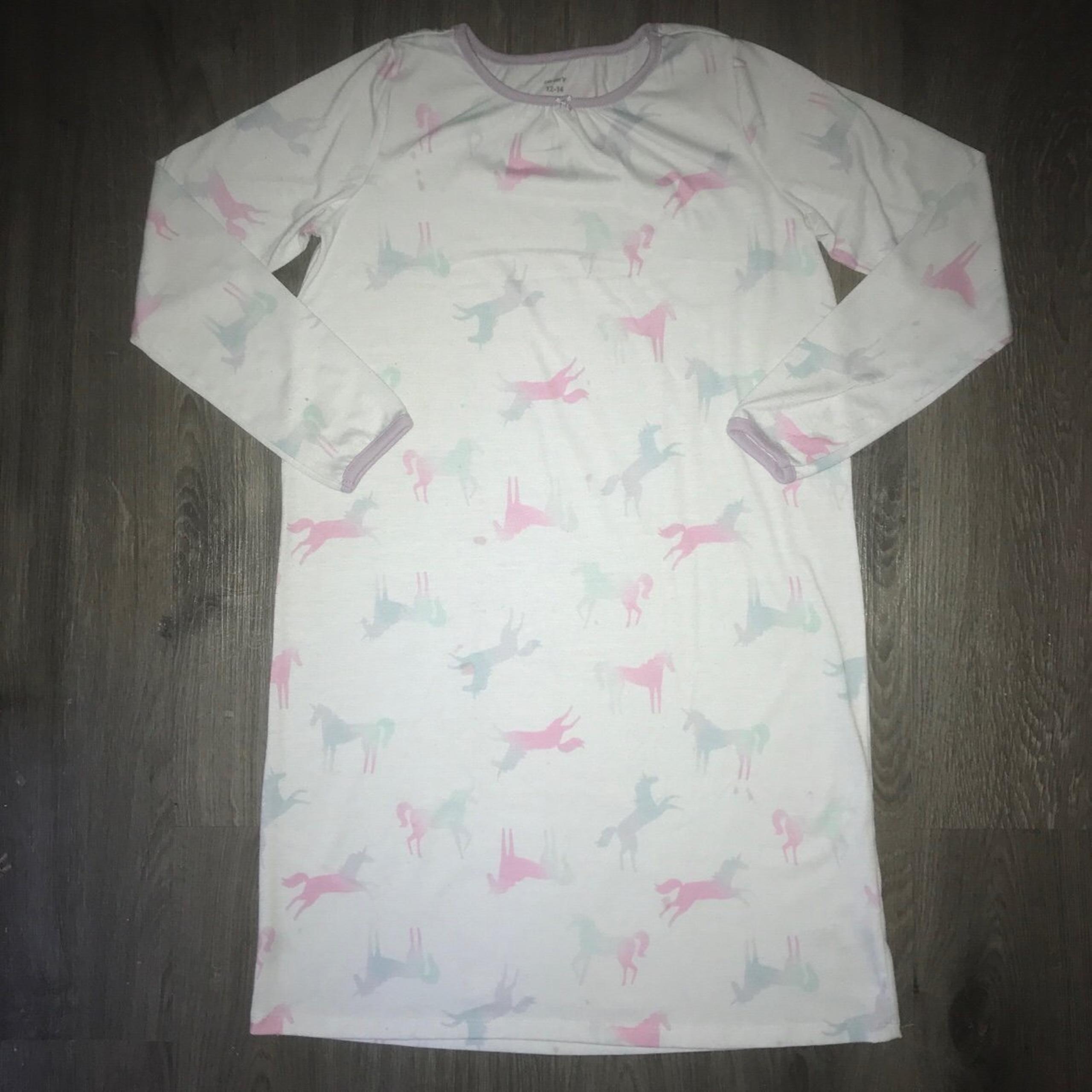 Carter’s; Girls (12/14) Unicorn Nightgown Pajamas