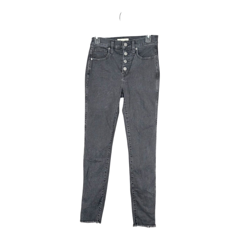 Madewell Women's 26 10 High Rise Skinny Jeans Button Front Stretch AA590