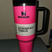 neon electric PINK stanley