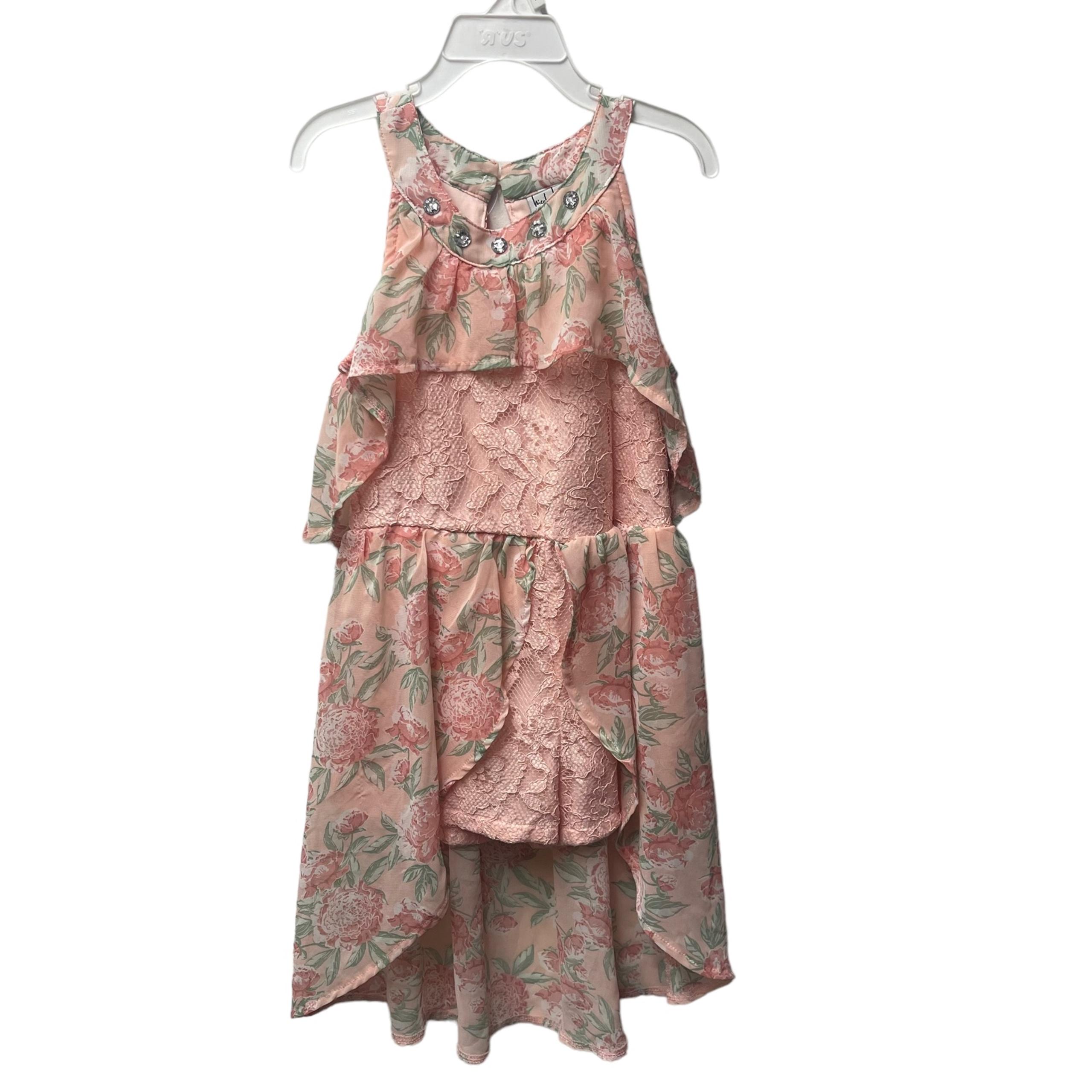 Girls Nicole Miller Floral Dress Size 6X