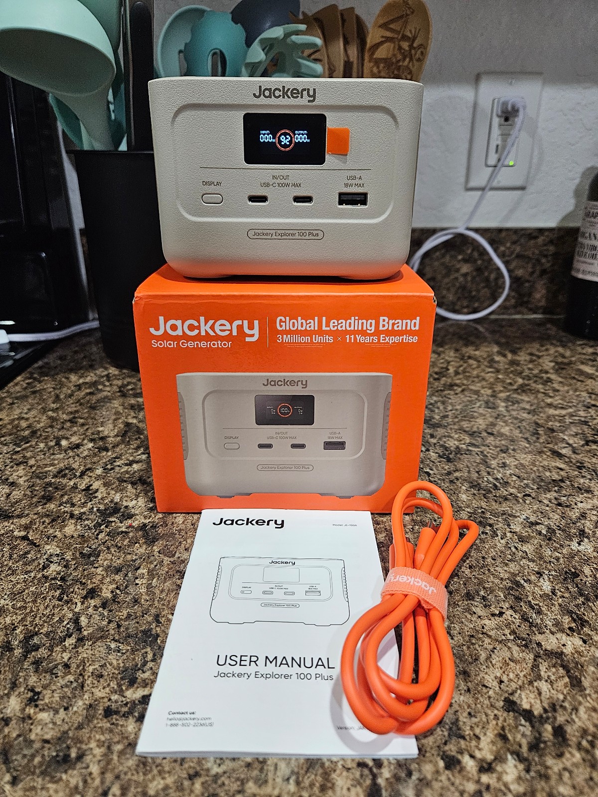 Jackery Explorer 100 Plus Portable Battery Station (DUNE)