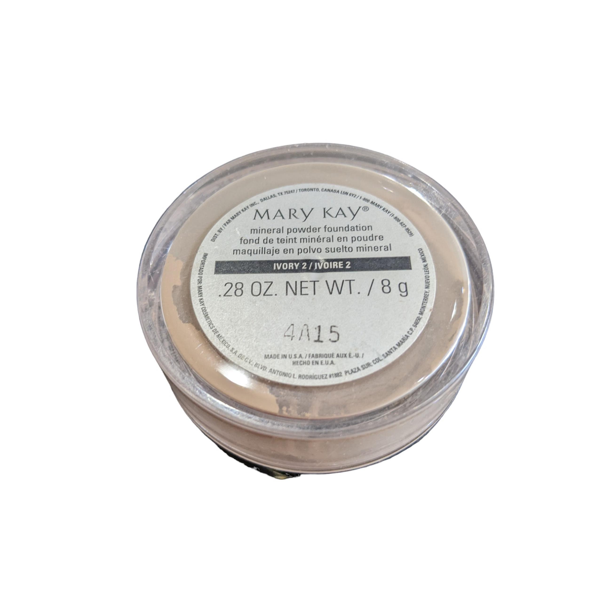 Mary Kay used Mineral Powder Foundation Ivory 2 makeup face beauty skincare