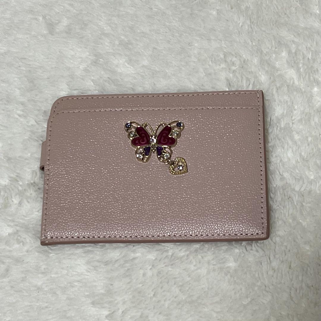 ANNA SUI Card Case Glamorous Butterfly