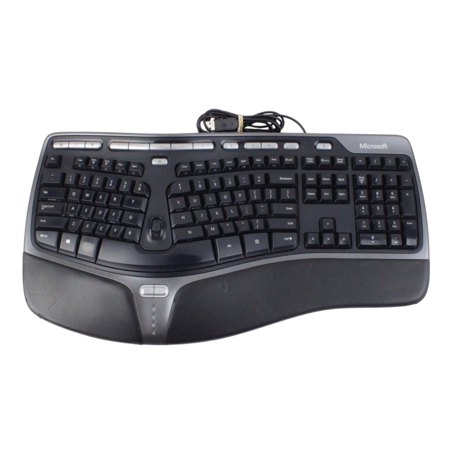 Microsoft Natural Ergonomic Keyboard 4000 v1.0 KU-0462 USB Wired (Tested/Works)