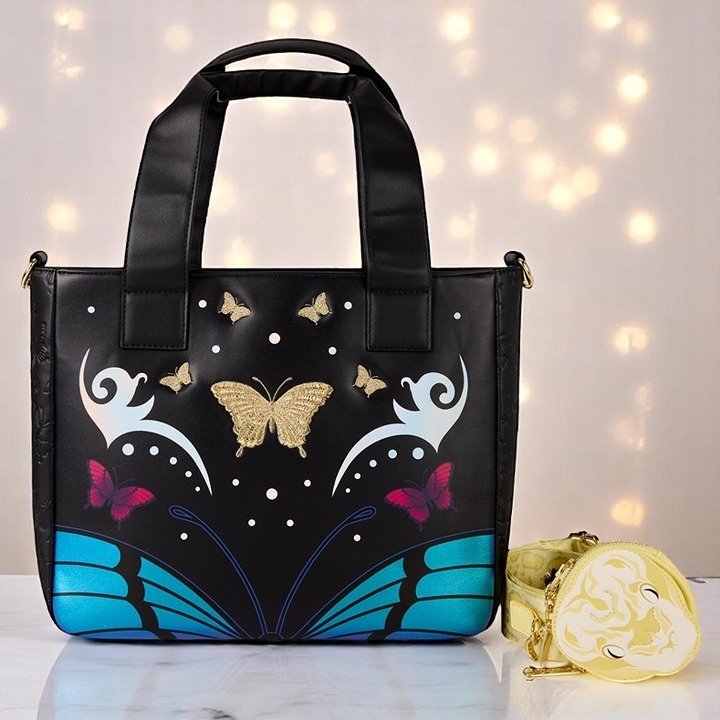 Britney Spears Butterfly Tote Crossbody Bag with Coin Bag