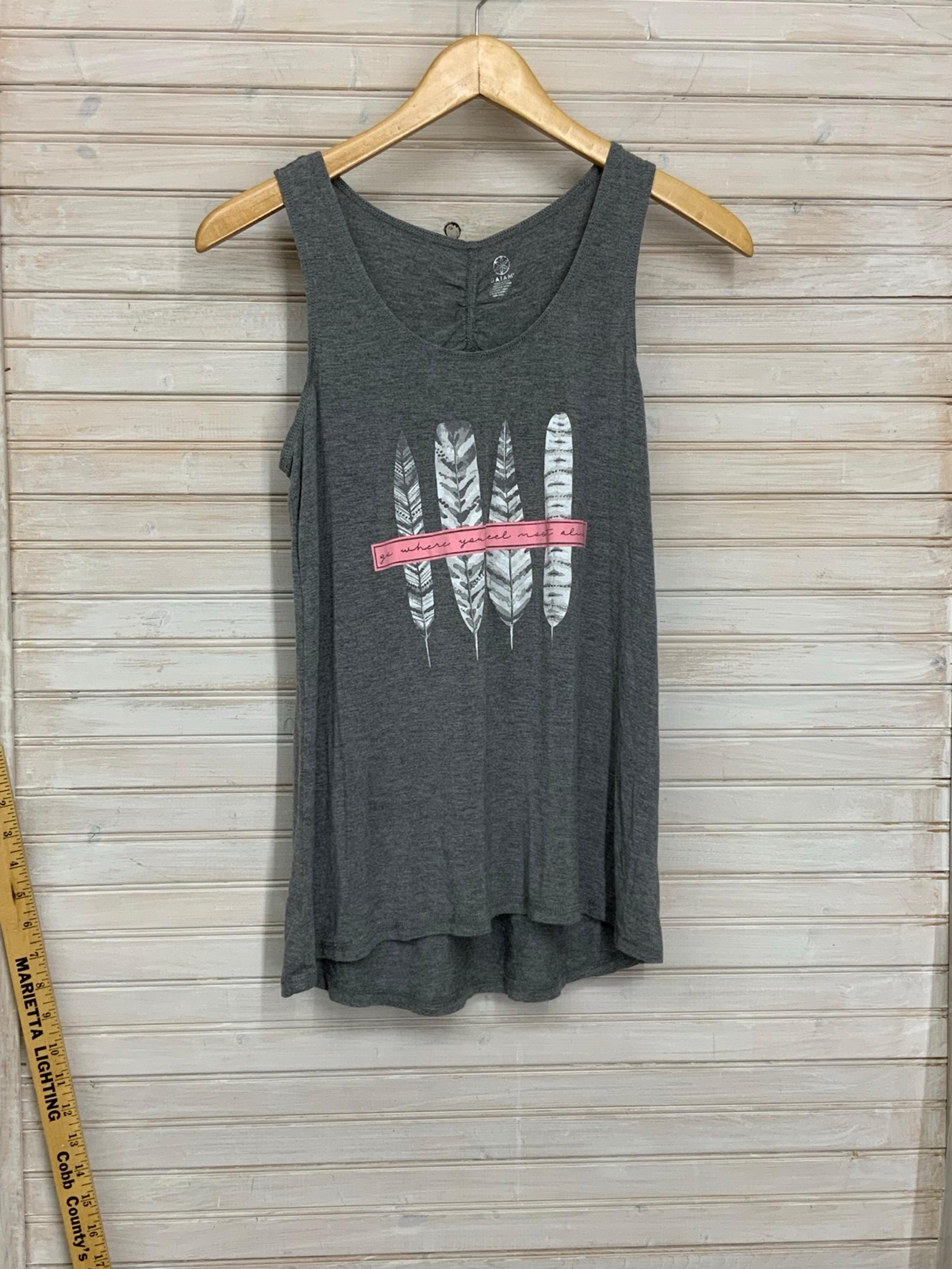 GAIAM Women’s S Athletic Tank Top Gray