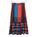NWT Eva Franco Flounced Midi Skirt brown/orange/blue Sz 2