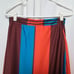 NWT Eva Franco Flounced Midi Skirt brown/orange/blue Sz 2