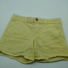 American Eagle Yellow Midi Cotton Stretch Shorts 6