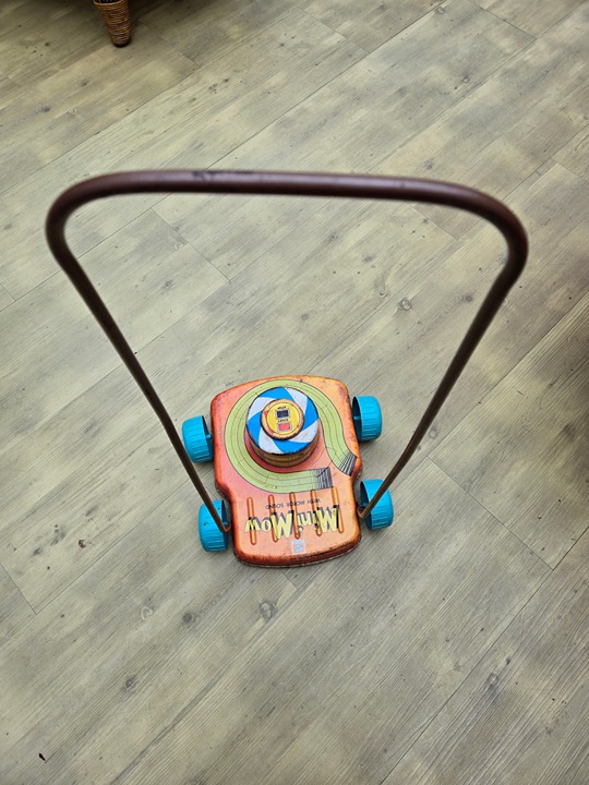 Vintage 1970's Ohio Art Mini Mow child's toy lawn mower