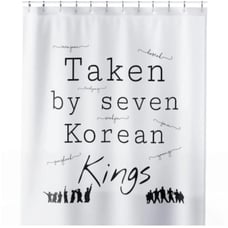 BTS Shower Curtain! BTS Bangtan Kpop Shower Curtain