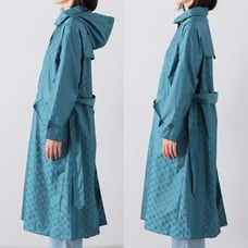 Shop Channel_Raincoat_Size M: Blue Green