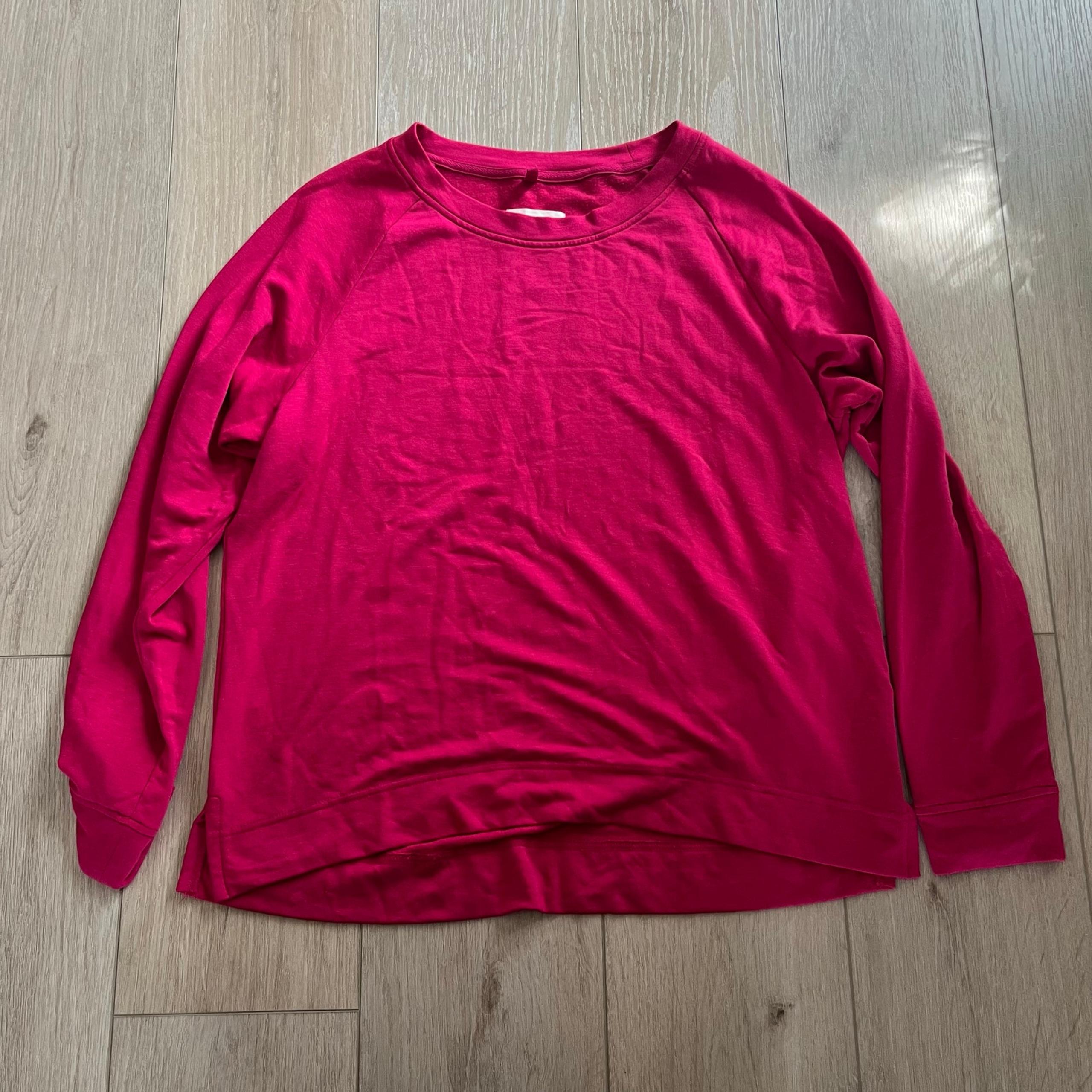 Loft Lou & Grey Women’s Fuchsia Signature SoftBlend Sweatshirt Size L