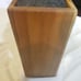 Aomiesen Universal Knife Block Holder - Acacia Wood Stand with Bristles. NIB