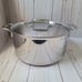 New All Clad Copper Core 8 qt 5-ply Polished Stainless Steel Stockpot with Lid