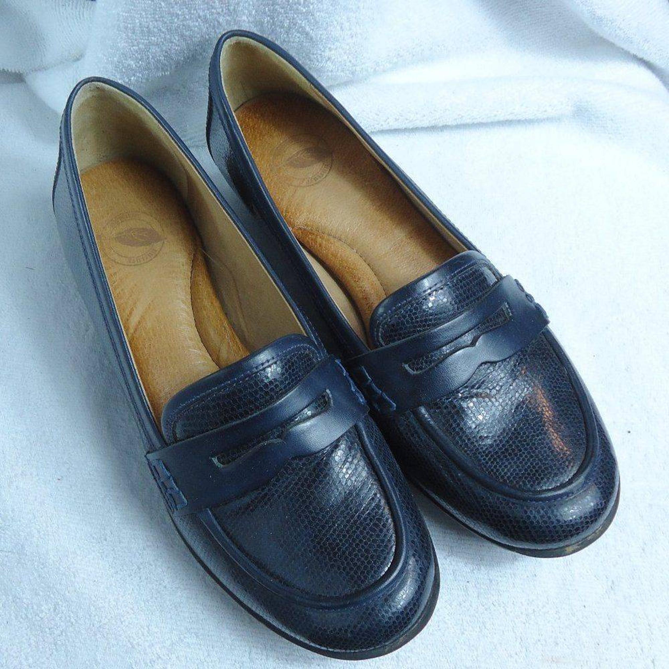 Nurture Navy Penny Loafer Slip On Shoes