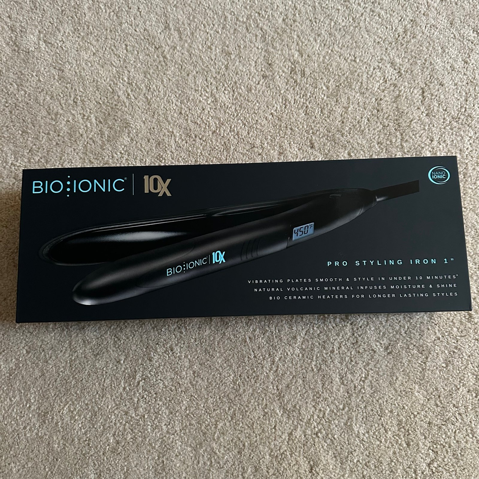Bio Ionic Pro Styling Iron 1” NEW