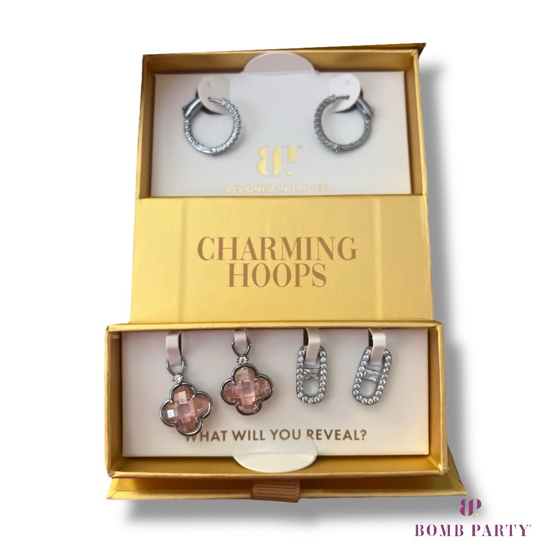 Bomb Party ER99174 Charming Hoops