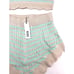 BB Dakota Steve Madden High Waist Blue & Cream Crochet Shorts Medium NWT
