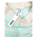 BB Dakota Steve Madden High Waist Blue & Cream Crochet Shorts Medium NWT