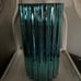 12 Oversized Illuminated Mercury Glass Hurricane Icy Blue