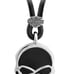 Men's Engraved Skull Onyx Necklace, Sterling Silver