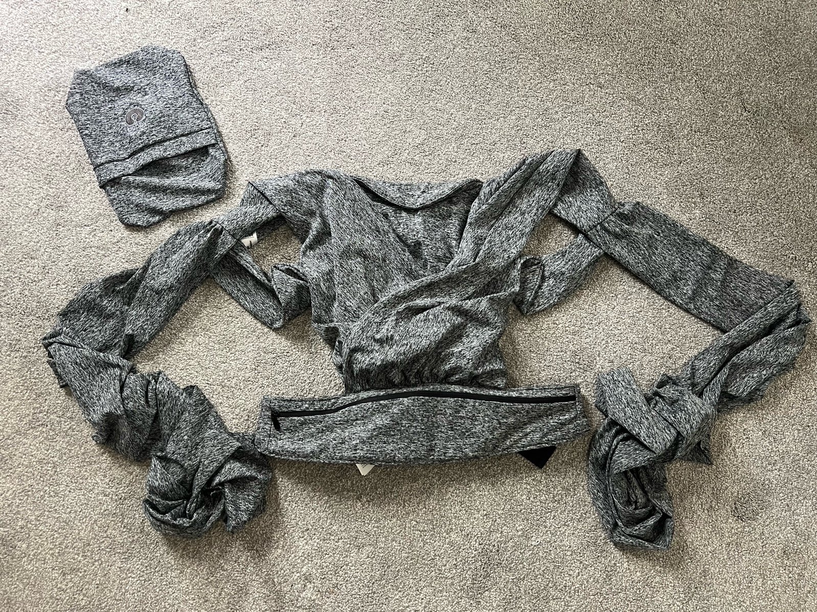 Boppy comfyfit gray hybrid baby carrier