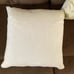 2 New 18” Square Feather Filled Embroidered Throw Pillows