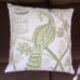 2 New 18” Square Feather Filled Embroidered Throw Pillows