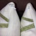 2 New 18” Square Feather Filled Embroidered Throw Pillows