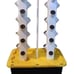 36-Plant 4-1/2' Tall Vertical Aeroponic Grow System W/ 17-Gallon Main Reservoir