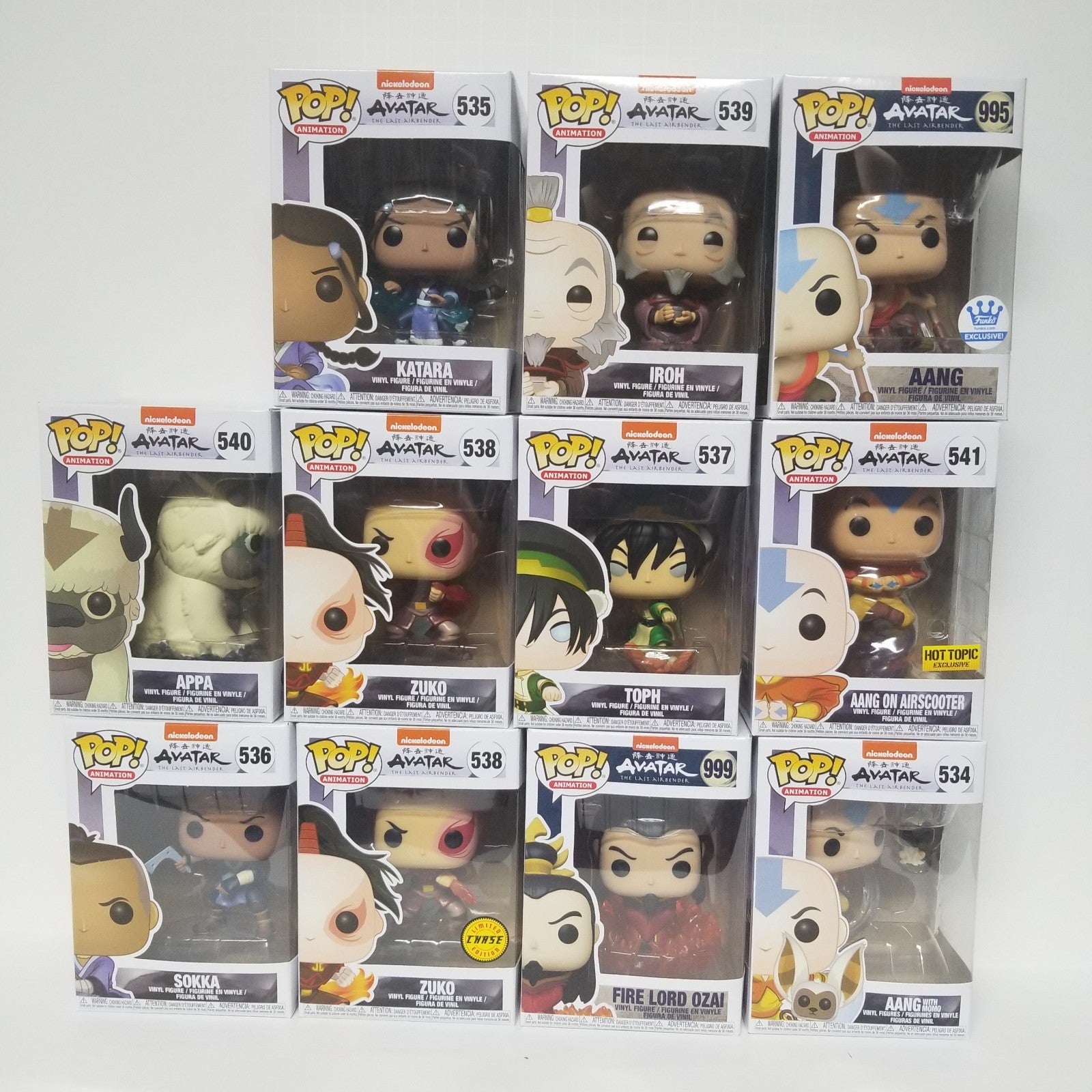 Funko Pop Avatar lot