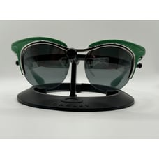 New Prada Designer Sunglasses - Green/Silver Round Style - 300+ Retail