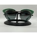 New Prada Designer Sunglasses - Green/Silver Round Style - 300+ Retail