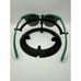 New Prada Designer Sunglasses - Green/Silver Round Style - 300+ Retail