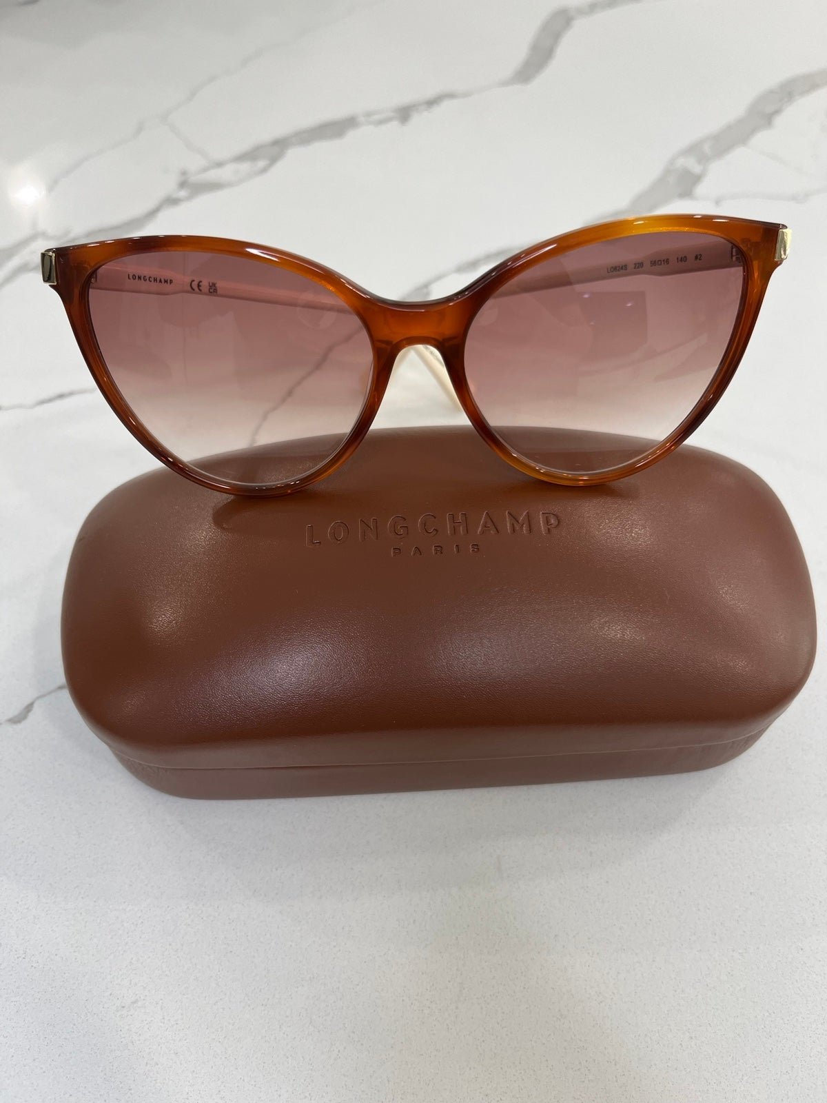 Longchamp - LO624S - Sunglasses - Havana / Ivory