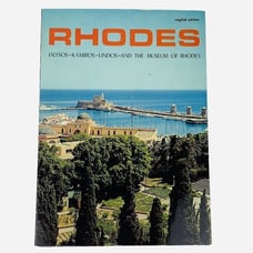 Vintage 1977 Rhodes Ialysos Kamiros Lindos and the Museum of Rhodes CLIO Edition