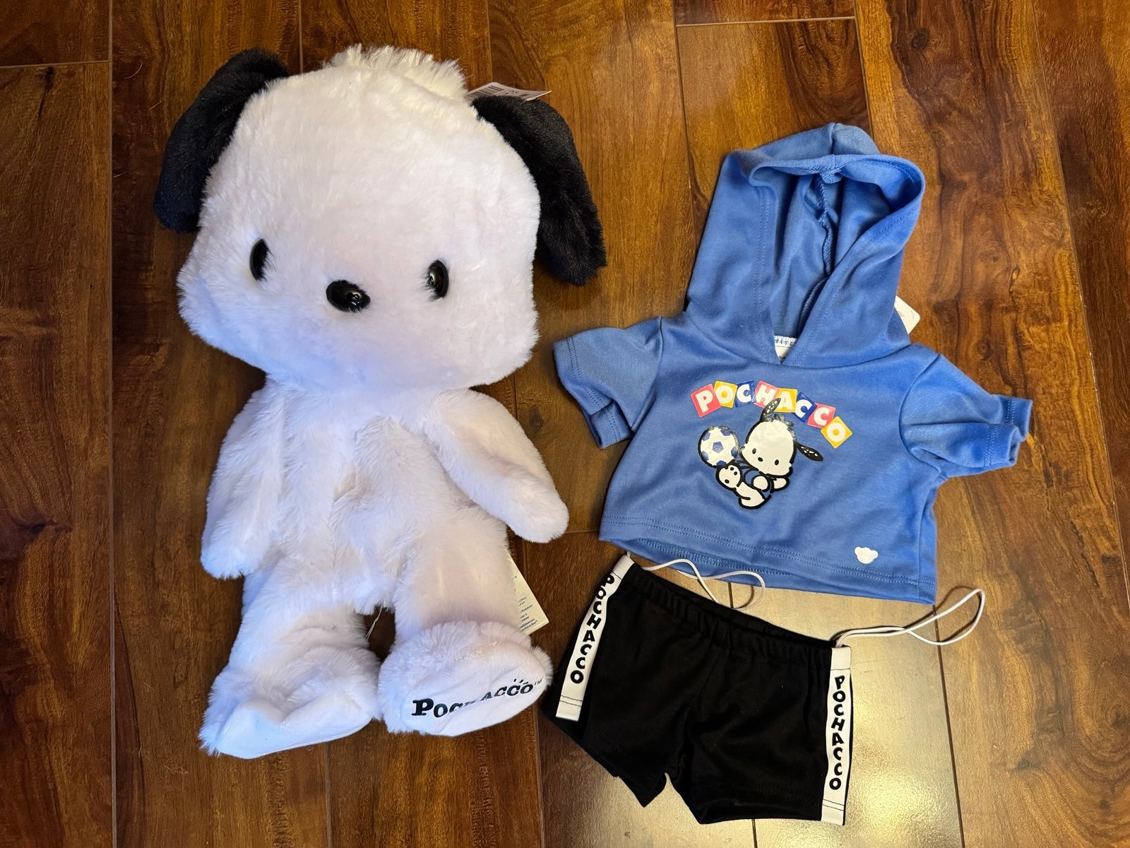 Build a Bear NWT Sanrio Pochacco with outfit