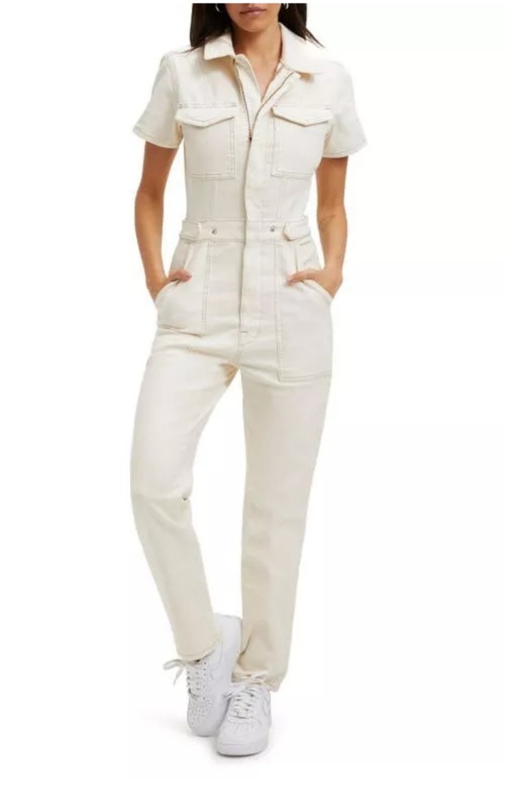 NWT Good American Fit for success bootcut jumpsuit size 4 / XL