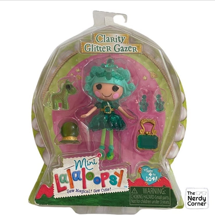 Lalaloopsy Mini Clarity Glitter Gazer 4 Doll with Pet Unicorn | Doll #5 New