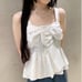LILY BROWN Ribbon Off-Shoulder Top