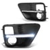 chrome LED assembly driver and passenger side fog lights clear lens for 15-17 su