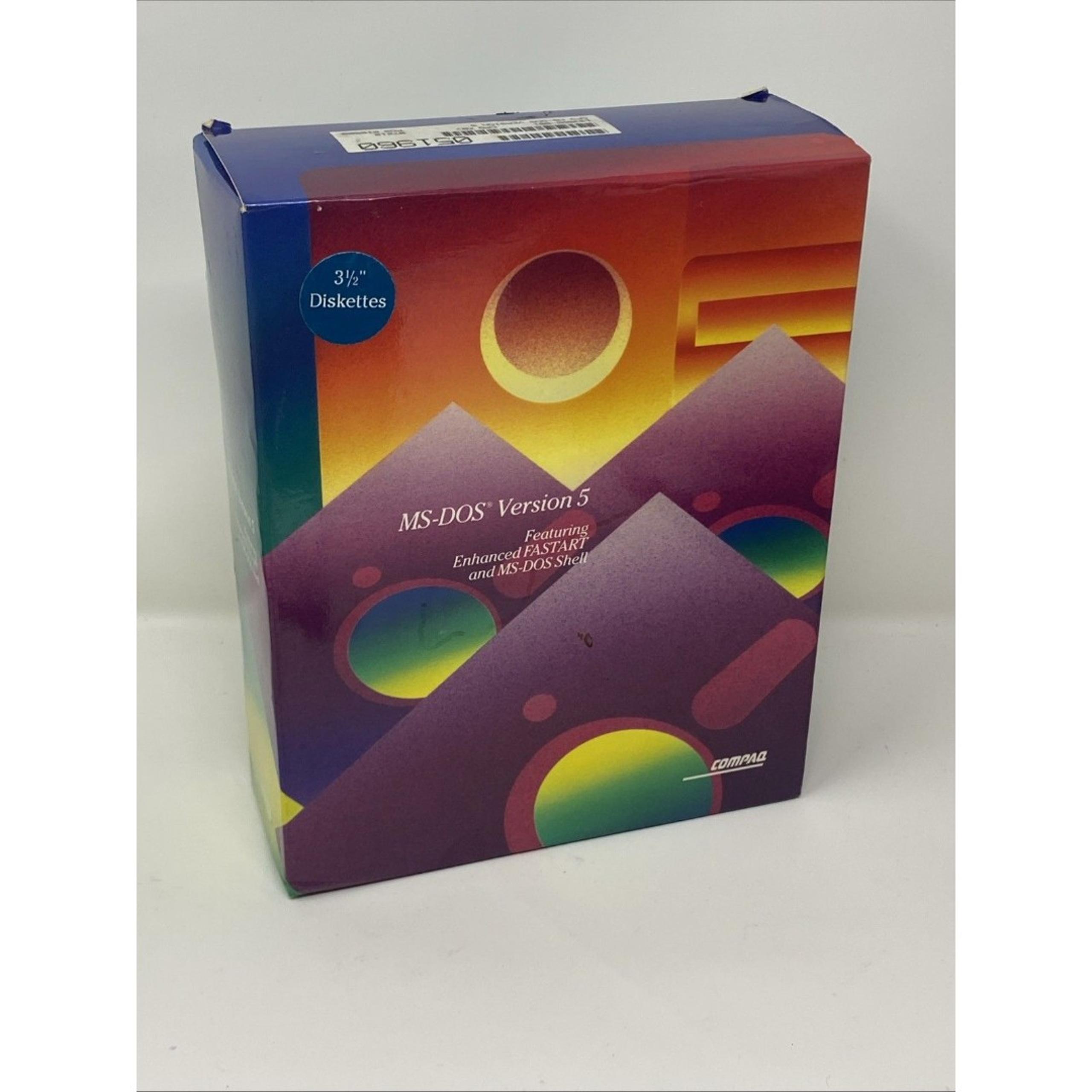 MS-DOS Version 5 3.5” Diskettes NEW Sealed