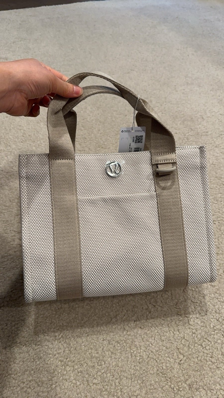 Brand New With Tag Lululemon Two Tones Canvas Tote