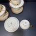 Lenox MONROE Pattern Teacups & Saucers Set