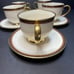 Lenox MONROE Pattern Teacups & Saucers Set