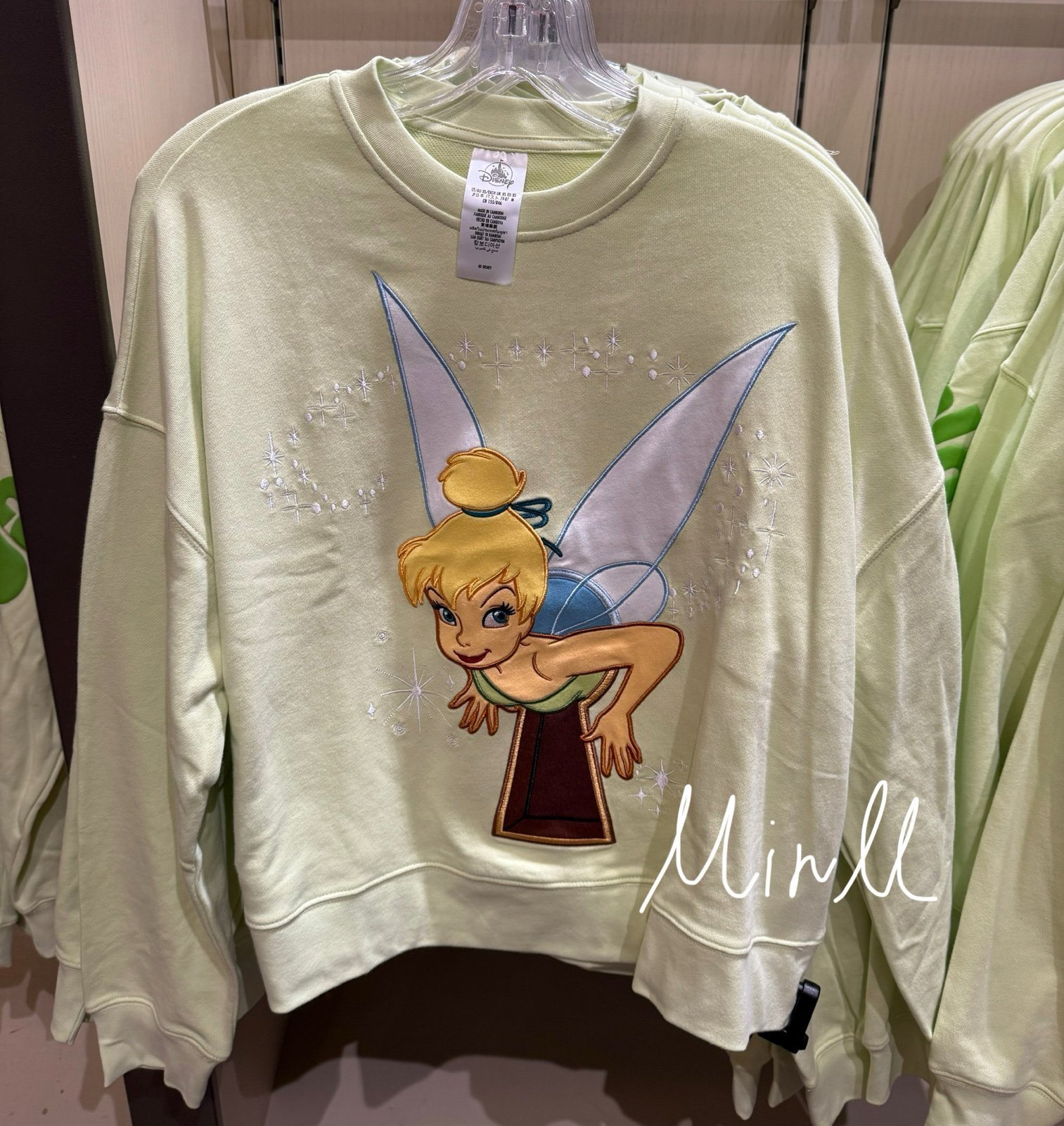 【XS〜3XL】Walt Disney World Tinkerbell Sweatshirt For Women
