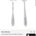 Harry Winston Silver Tone Metal Tea Spoon Set