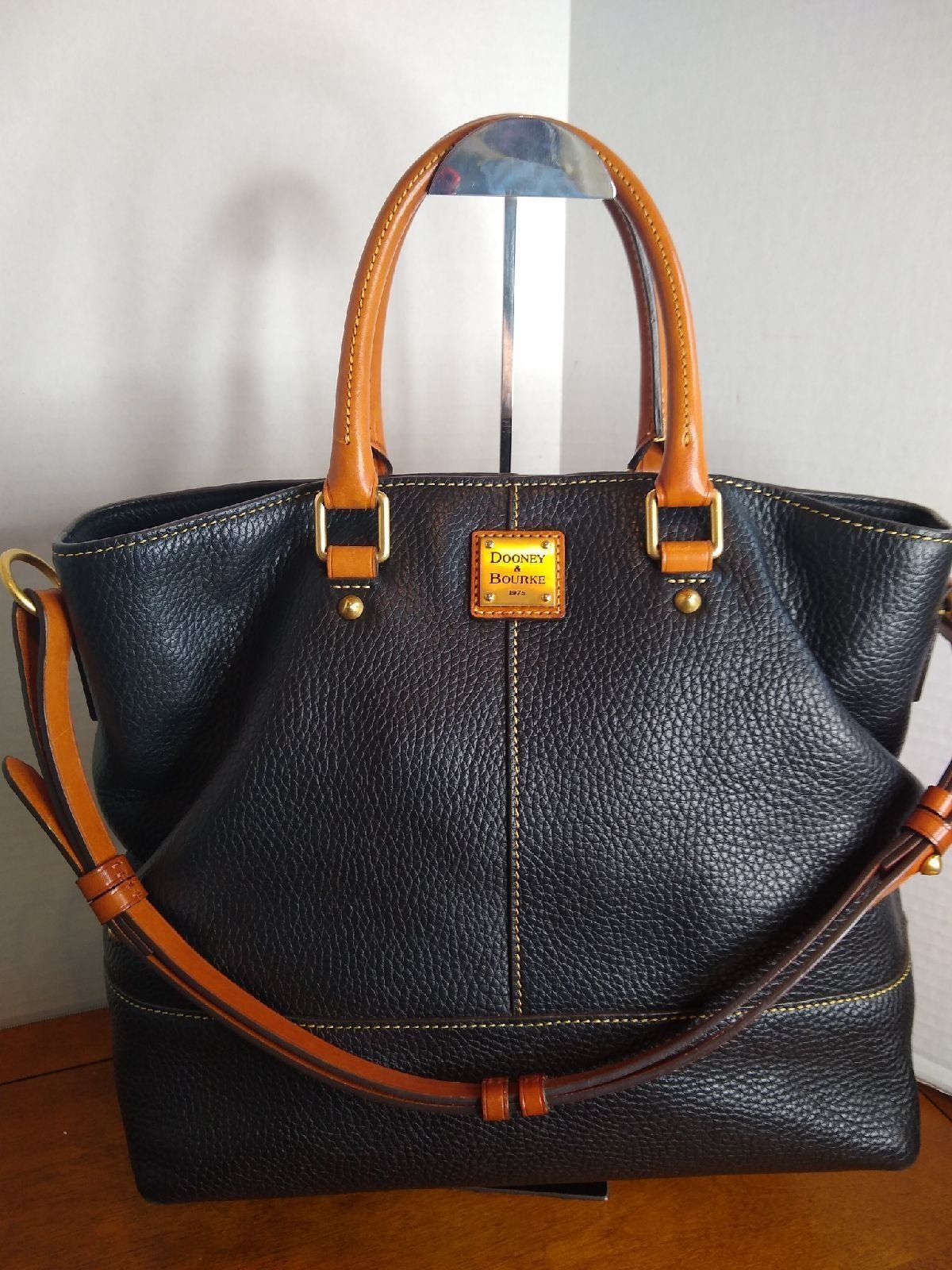 Dooney & Bourke Pebble Leather Satchel