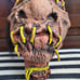 Vintage 1995 Be Something Studios Shrunken Head B.S.S. BY BY Halloween Prop